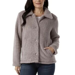 32 Degrees Women's Teddy Jacket - Light Gray